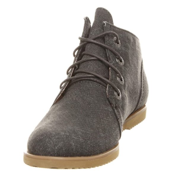 NWT Bearpaw Canvas Work Oxford Style Boot Bootie - Picture 5 of 7
